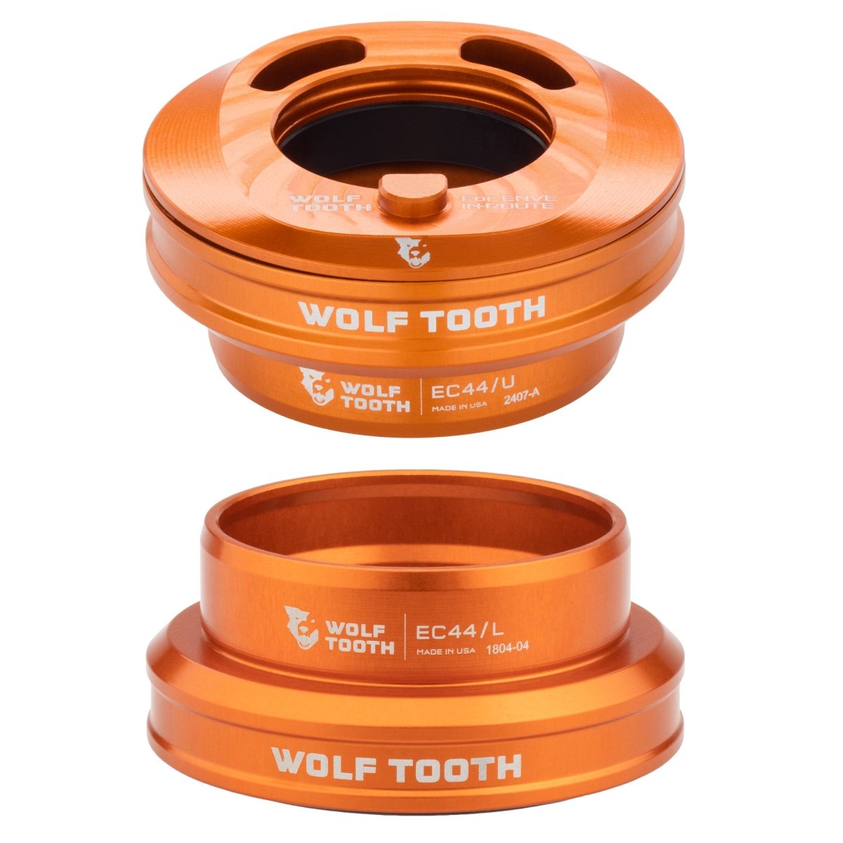 Titanium Wolf Tooth Premium EC44 Internal Aero Headset for ENVE IN - Route System - Litespeed Bicycles