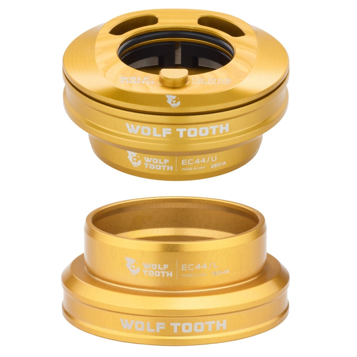 Titanium Wolf Tooth Premium EC44 Internal Aero Headset for ENVE IN - Route System - Litespeed Bicycles
