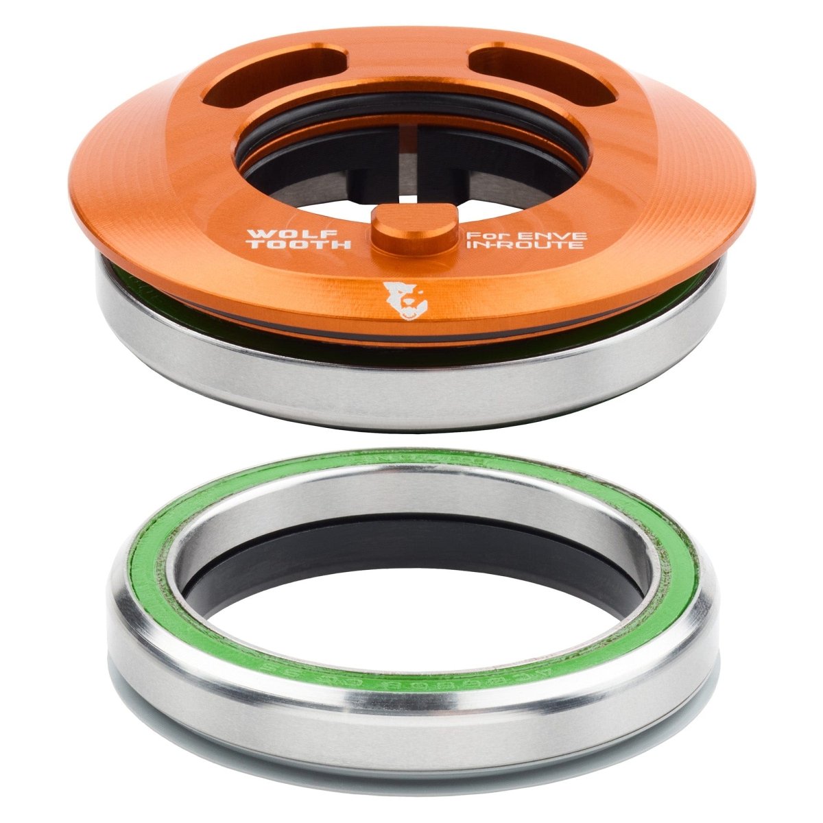 Titanium Wolf Tooth Premium IS52 Internal Aero Headset for ENVE IN - Route System - Litespeed Bicycles