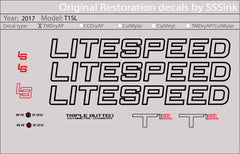 Titanium 2017 T1SL DECAL SET - Litespeed Bicycles