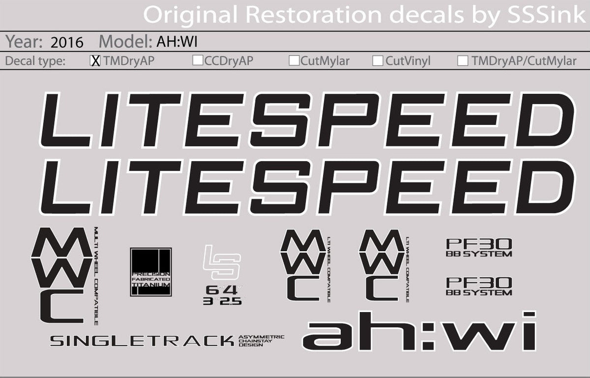 2016 AH-WI DECAL SET