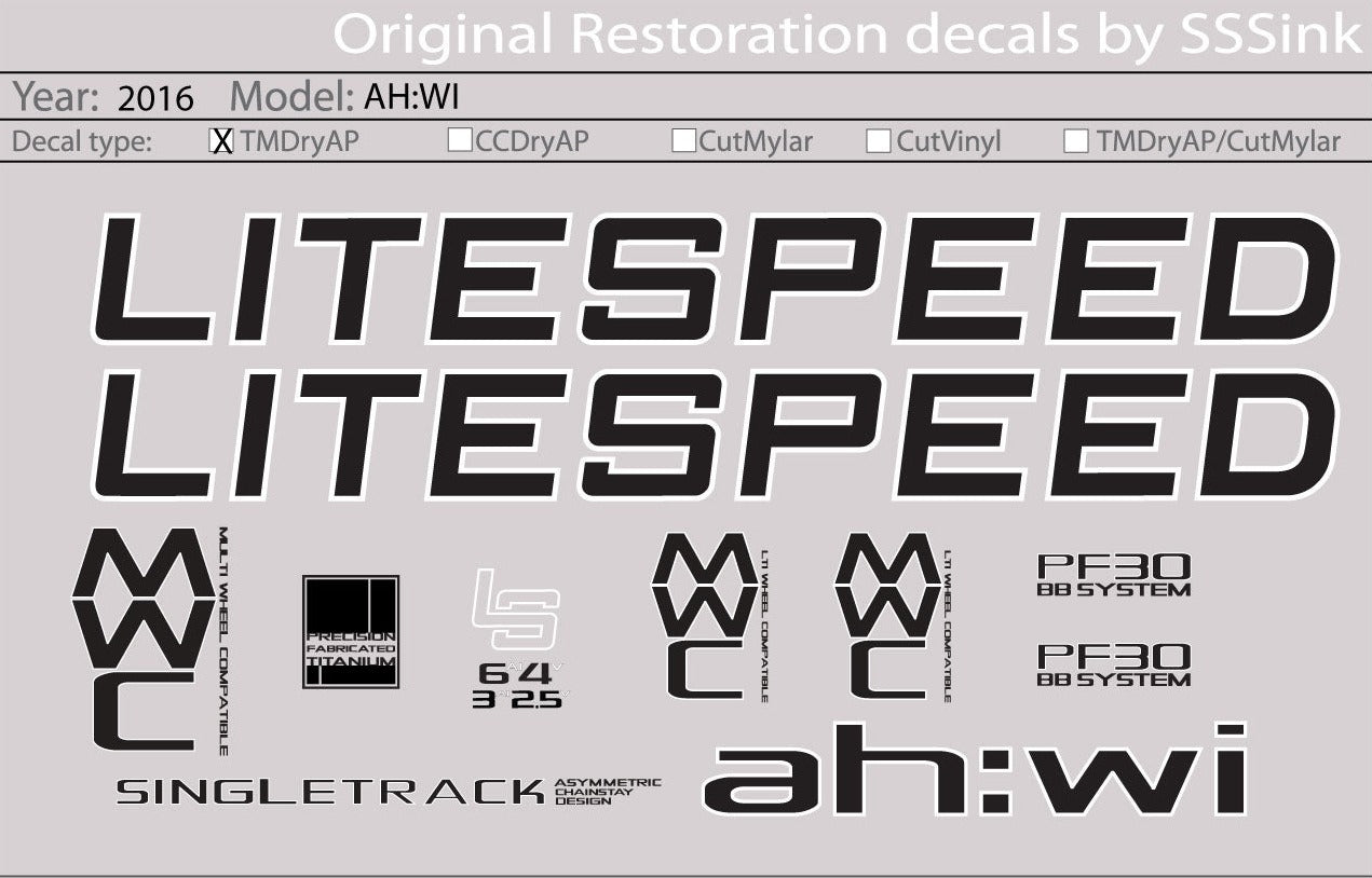 2016 AH-WI DECAL SET
